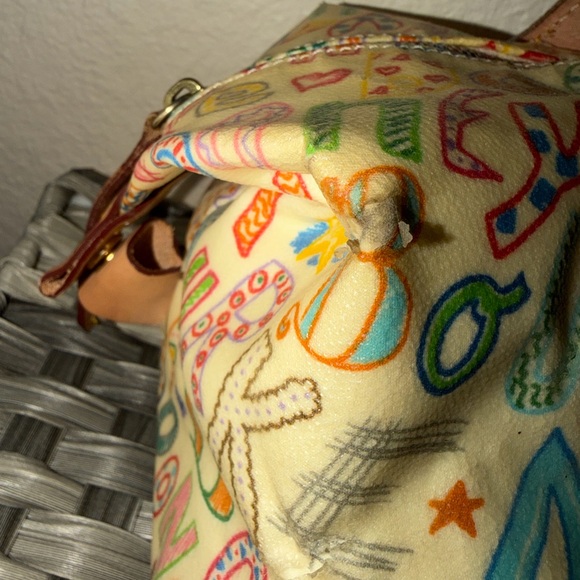 Dooney & Bourke Colorful Lettered Satchel - Picture 12 of 16